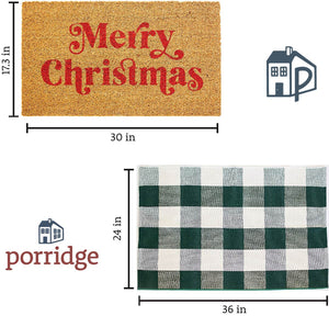 Layered Outdoor Winter Mat Set – Porridge Home Supply