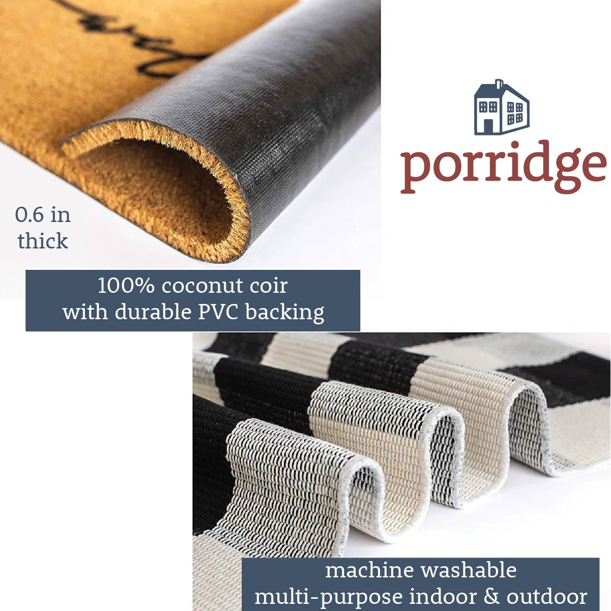 Layered Outdoor Winter Mat Set – Porridge Home Supply